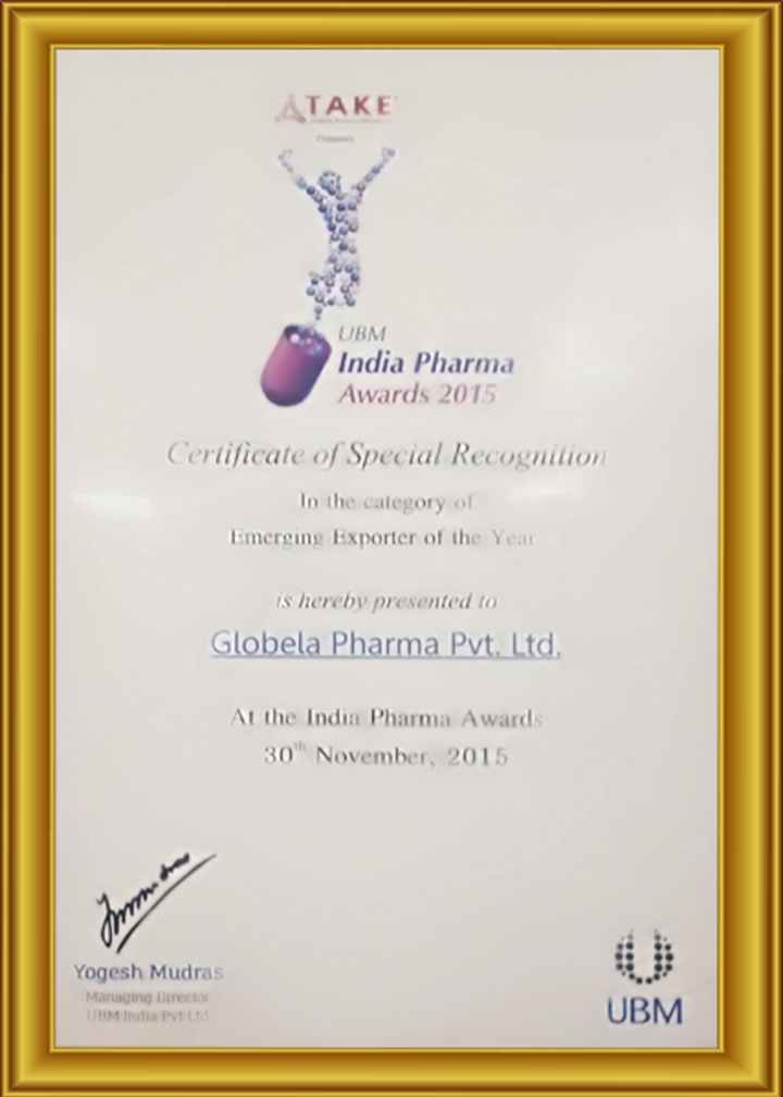 certificate 2018