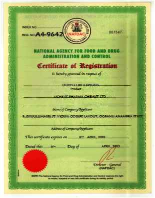 certificate 2018