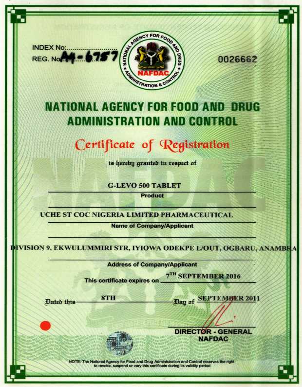 certificate 2018