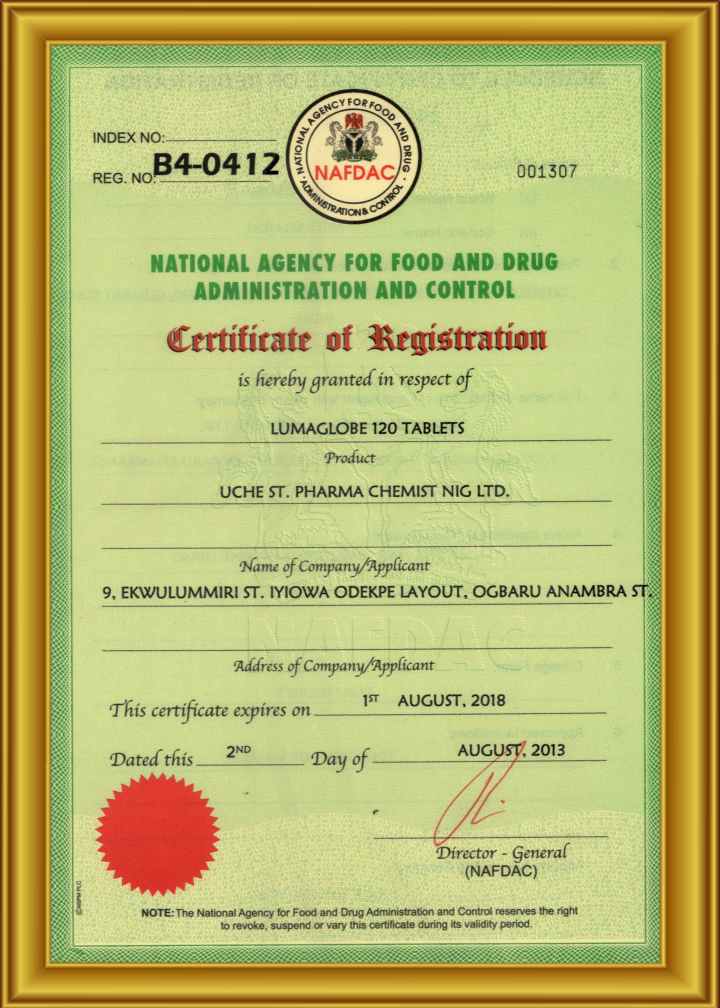 certificate 2018